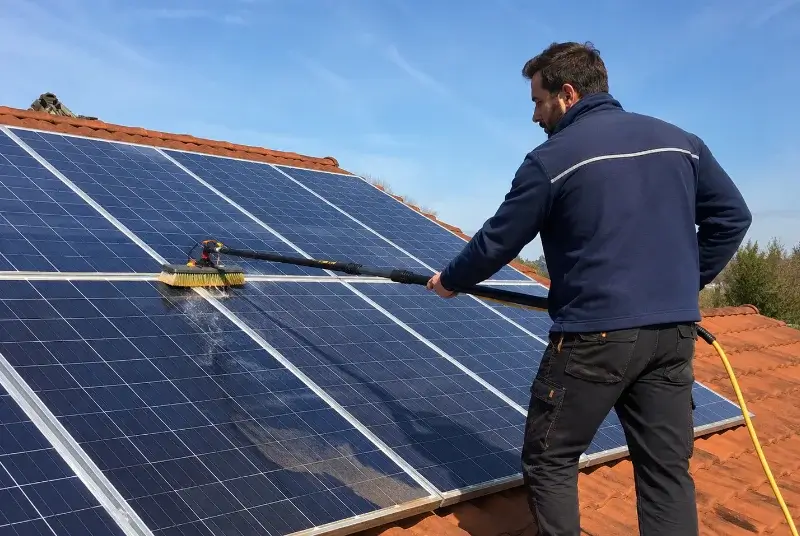 Nettoyage et entretien de panneaux solaires à Bournazel